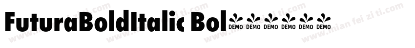 FuturaBoldItalic Bol字体转换